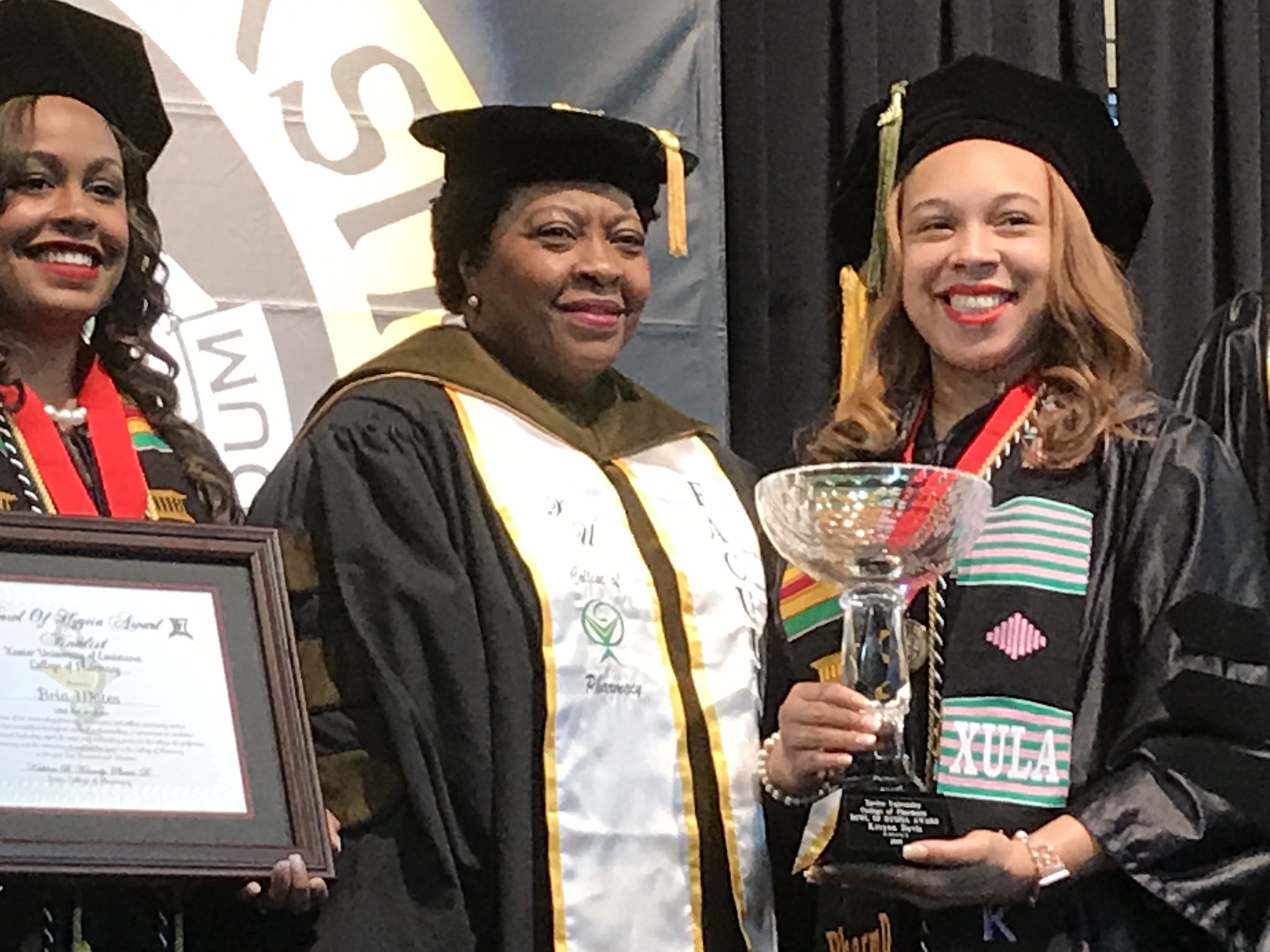 Xavier Univ. of LA on Twitter: "Congratulations to all of the #XULA  Pharmacy graduates who were hooded today as well as Keeyan Davis, who  received the Bowl of Hygeia Award, the highest