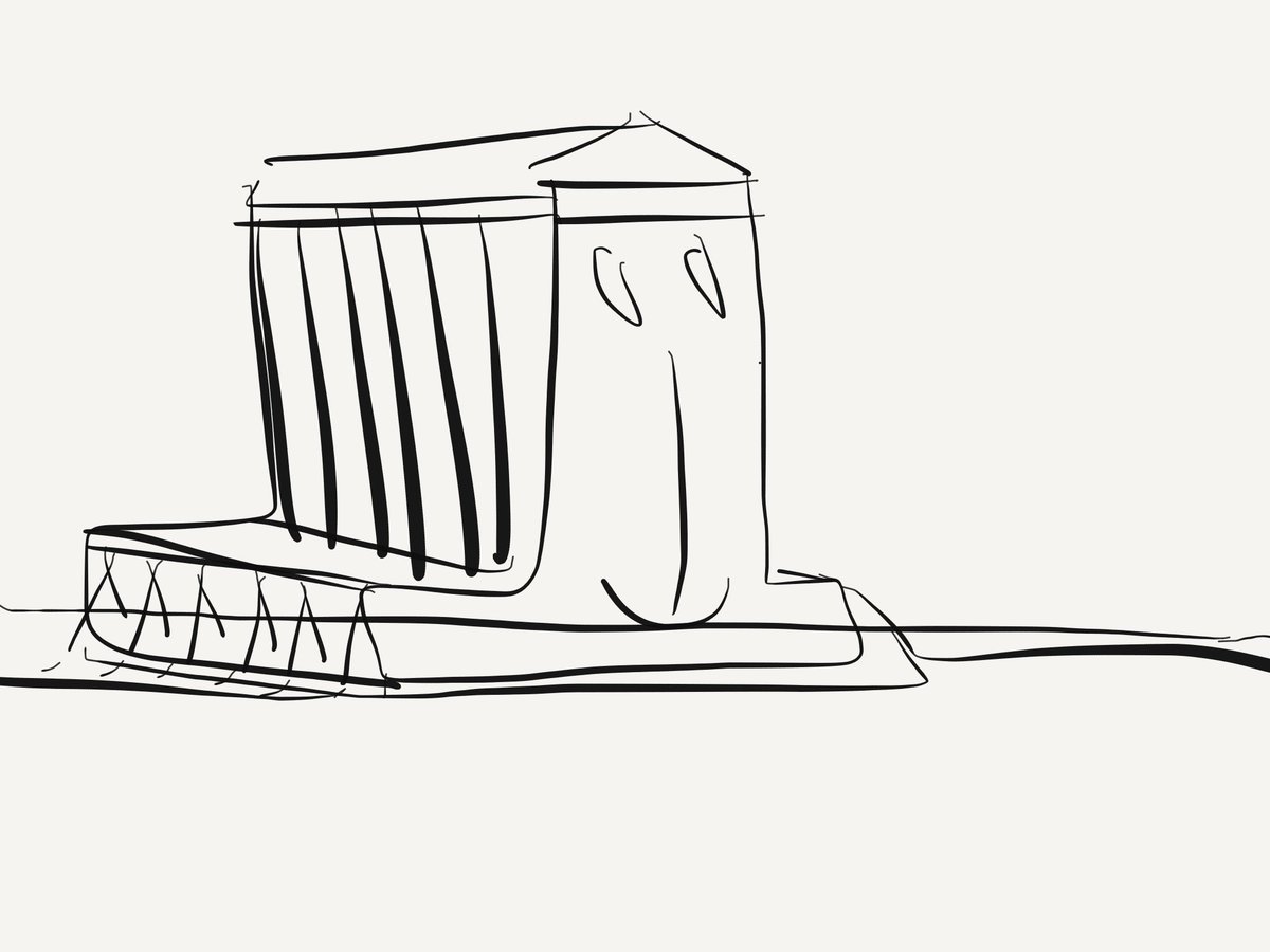 A sketch a day....Uitgestreken smoel.....