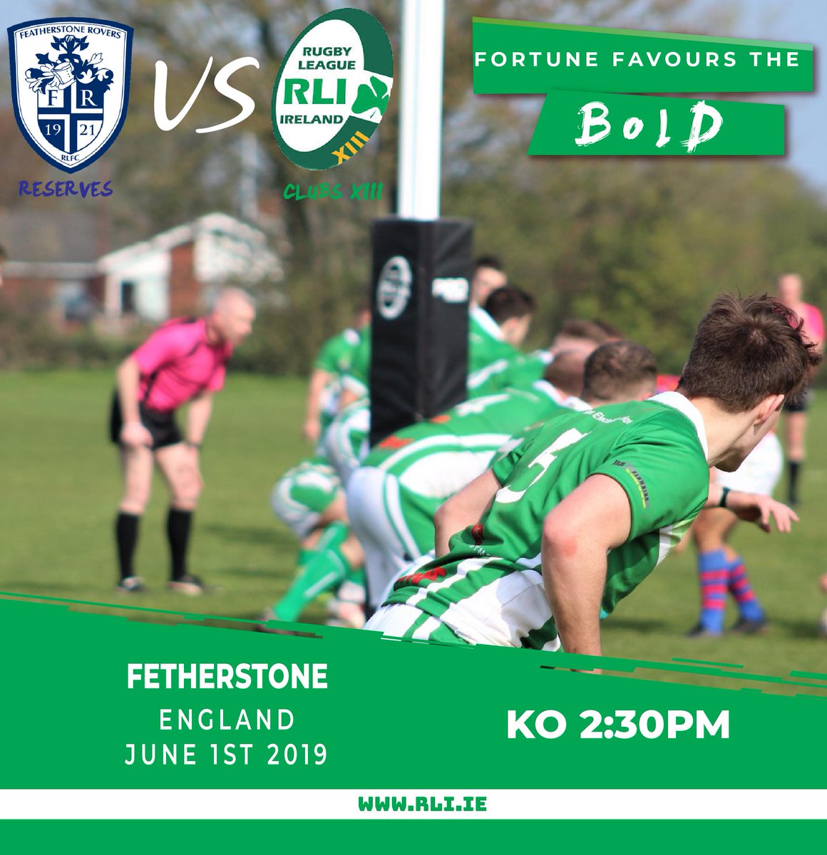 Irish Clubs take on Fetherstone reserves on June 1st ☘️

Ready to set the world of rugby league alight 🔥
 
Be one of the first to get your hands on an Irish Clubs jersey through the link below 👇👇👇👇
kieranberginsports.com/product-catego…