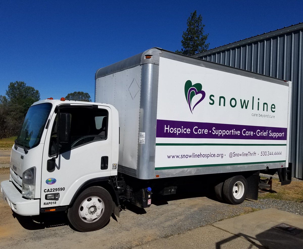 We have a new to Snowline Truck out making deliveries and helping us to provide #carebeyondcure.  Wave to the driver the next time you see them!