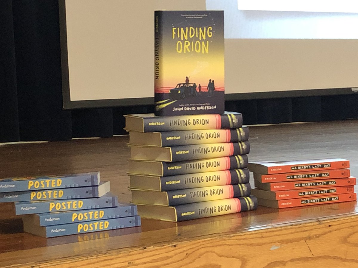 jboerman75's tweet photo. What a great way to start our day at #Glcsms. Thank you @BookbugKzoo @elpresidente122 #glcsfoundation &amp; author #JohnDavidAnderson!  Our kids loved the presentation. We have some future writers in the house! https://t.co/yi05fVr7tw