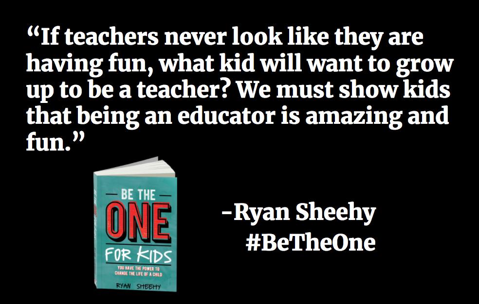 sheehyrw's tweet photo. The job of being educator is the most rewarding job I have ever had. It is also the hardest job I have ever had. Without having fun, I would have left the profession a long time ago. Have fun! #BeTheOne #KidsDeserveIt #Tlap https://t.co/tT05wSTHI5