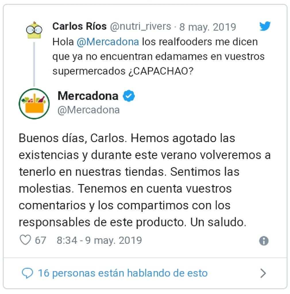 JoseIgnacioGui's tweet photo. Tu competencia te vigila. No somos conscientes de lo importante que es seguir a nuestros competidores en la red. Os dejo el ejemplo de @elcorteingles sobre @Mercadona https://t.co/GtZFKoYaR0