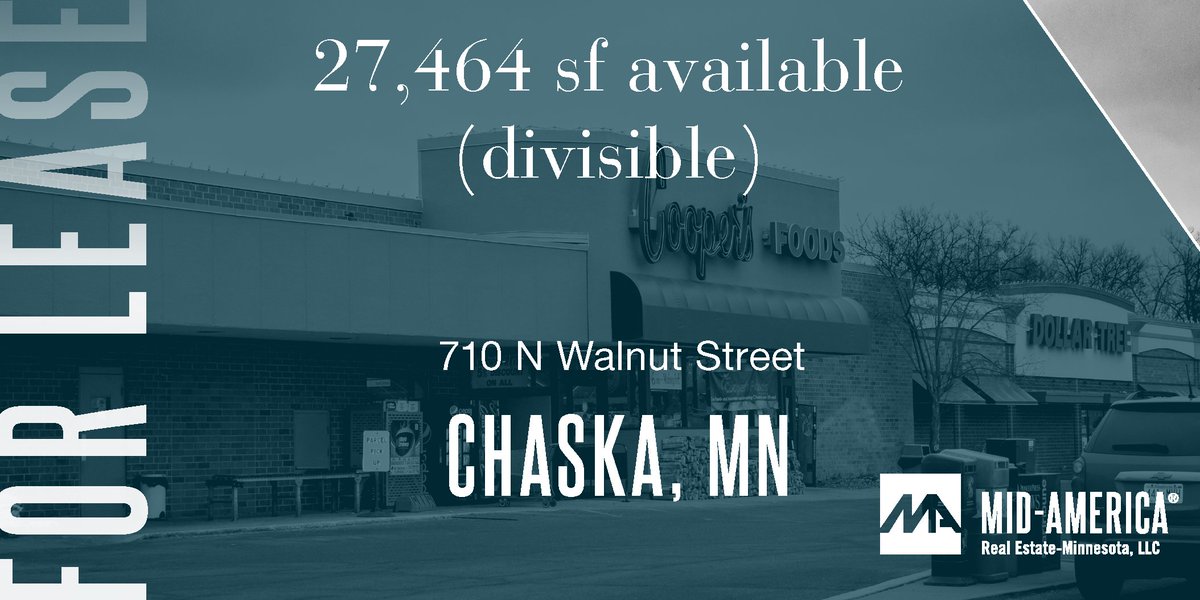 MidAmericaRE_MN's tweet photo. Anchor opportunity located in the heart of Downtown Chaska
adjacent to the new Harvest Traditions residential development &amp; Chaska
Curling Center. https://t.co/guXLKiA2hc
#RetailOpportunity #CRE #Retail #ChaskaMN #ChainlinksCRE https://t.co/xjUNGX27Zt