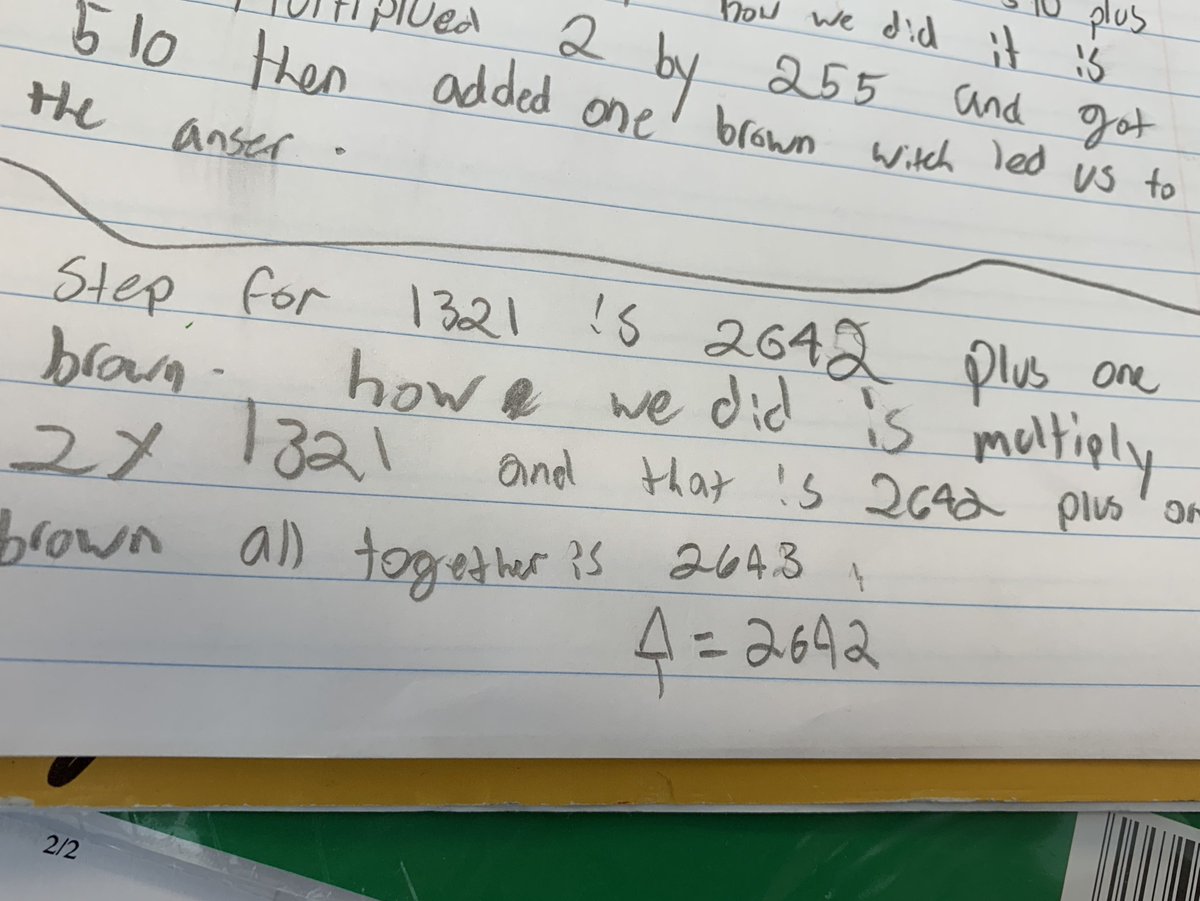 Gr 6 students predict stages and generalize patterns in math. Thank you visualpatterns.org <a href="/EastLakeRVS/">East Lake School</a> #rvsnumeracy