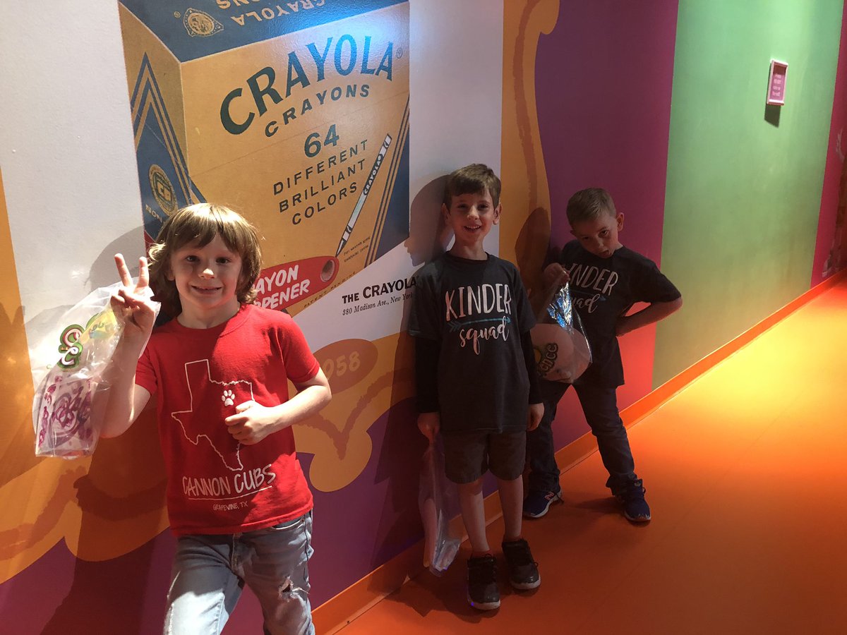 Kinder had a blast at the Crayola Experience!! #canKinder #BeCannonProud <a href="/canSTEM/">Cannon Cubs</a>