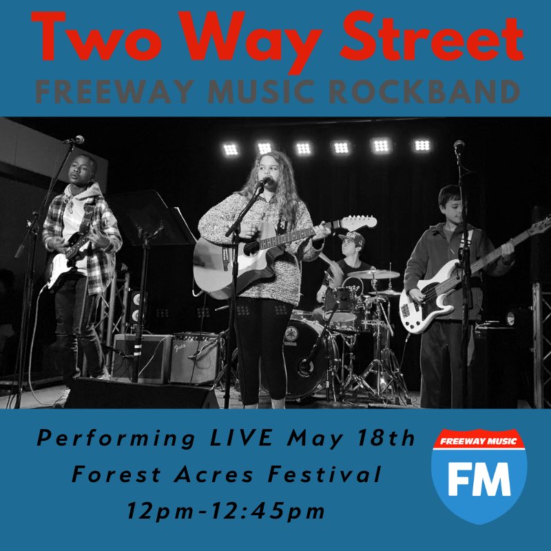 ForestAcresFest's tweet photo. 10am on Saturday, May 18 is when ALL the Forest Acres Festival FUN begins!!! 👉 If you ❤️ Live Music... 🎶 Two Way Street plays at noon!   #forestacresfestival #FREE #familyfun #forestacres #festival #livemusic https://t.co/YqyZHEUDKf