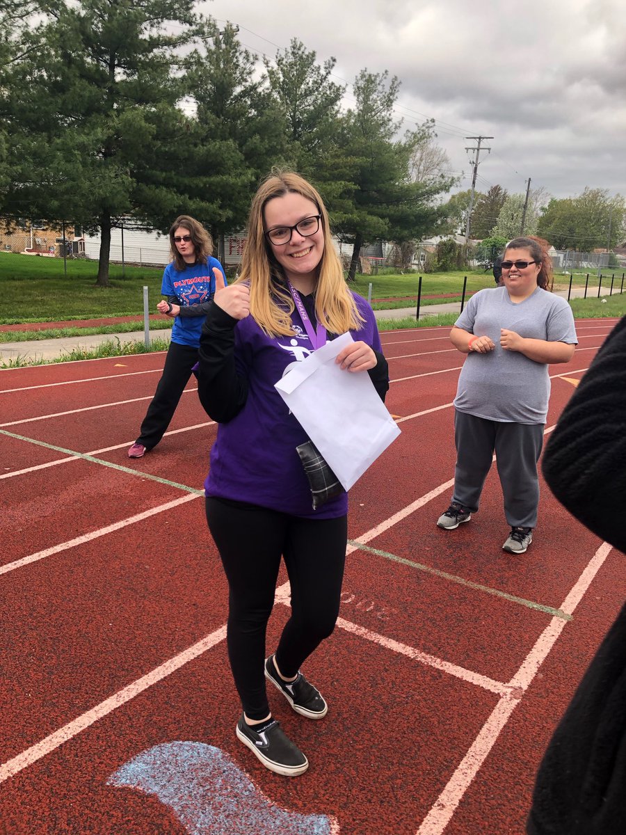 christamentor's tweet photo. Soooooooooo proud of my mentee for working so hard with the special Olympics! This fam LOVES @SpOlympicsMI https://t.co/L0MMeg3rHs