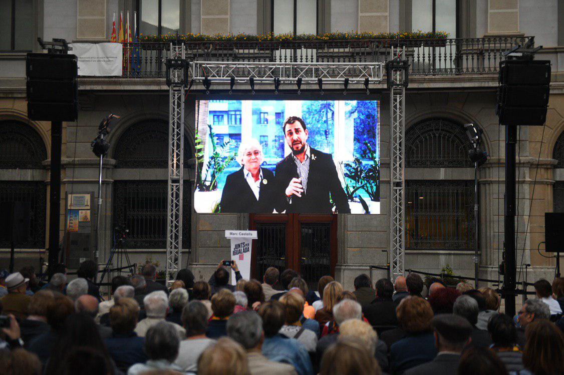 JuntsXCat's tweet photo. ▶️ conseller @toni_comin: "Vam sortir a Europa per guanyar i ho hem aconseguit. Hem guanyat a Alemanya, Bèlgica, Escòcia i Suïssa. I ara també hem guanyat a la justícia espanyola. Ens presentem a les eleccions europees per continuar aquest combat"

#JuntsxEuropa https://t.co/SPY5xx4q25