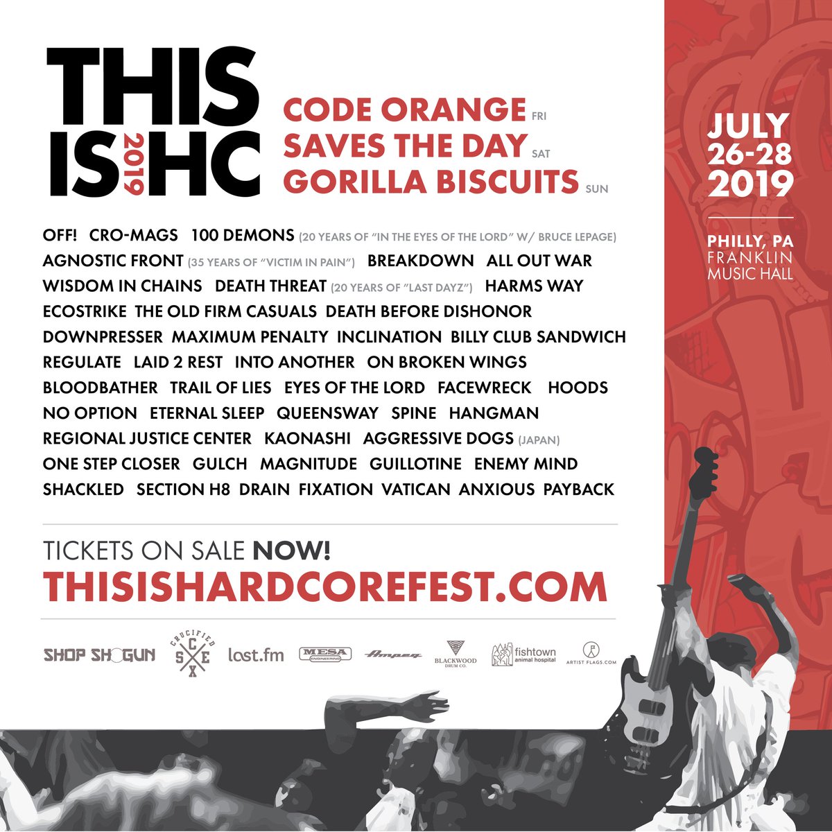 TICKETS ON SALE NOW..