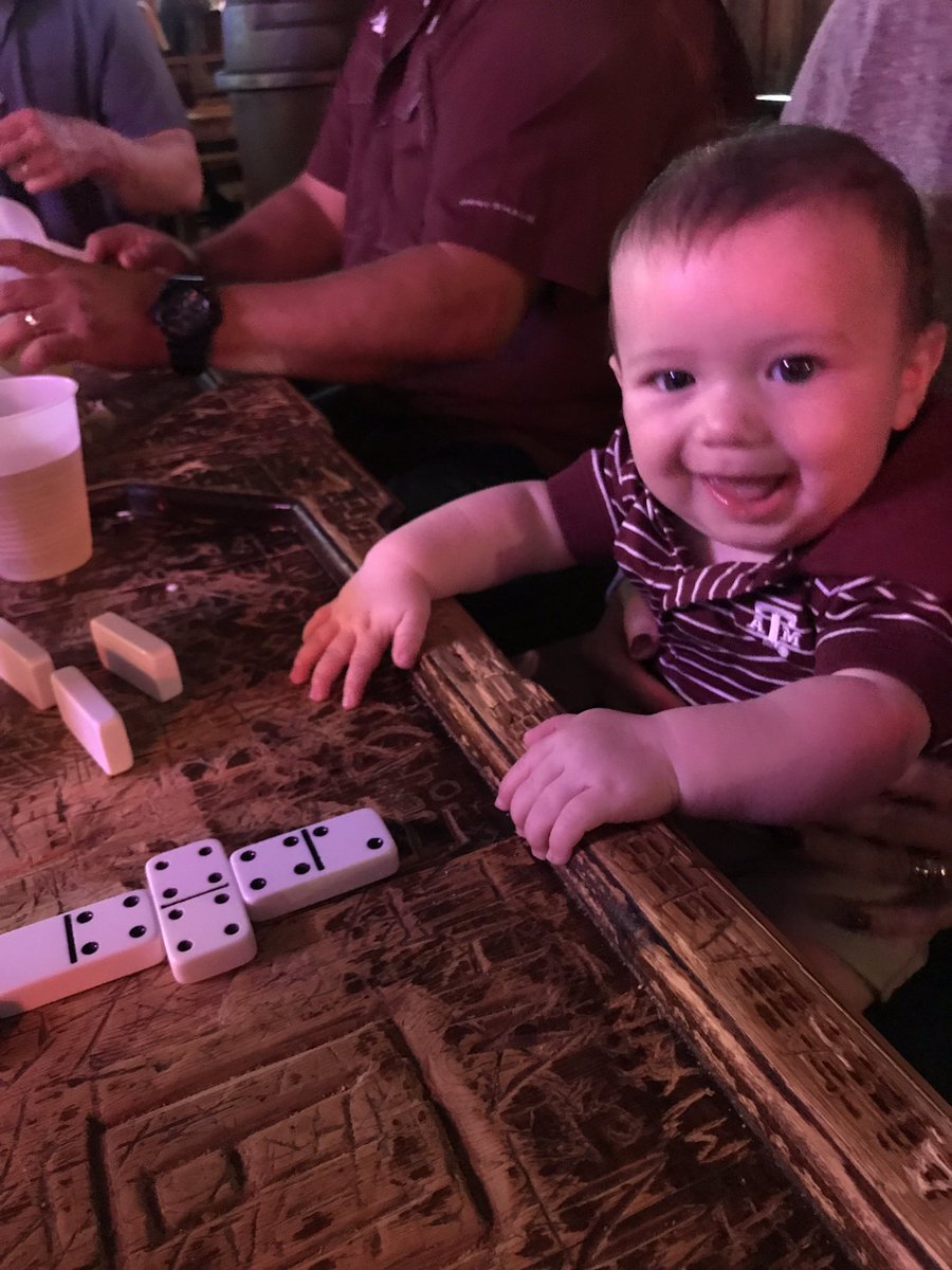 <a href="/thedixiechicken/">The Dixie Chicken</a> Startin’ him young.  3rd gen. Celebrating <a href="/kailee_ramirez/">Kailee Dougherty</a> graduation. <a href="/ShannRam/">Shannon Ramirez</a> <a href="/TAMU/">Texas A&M University</a>