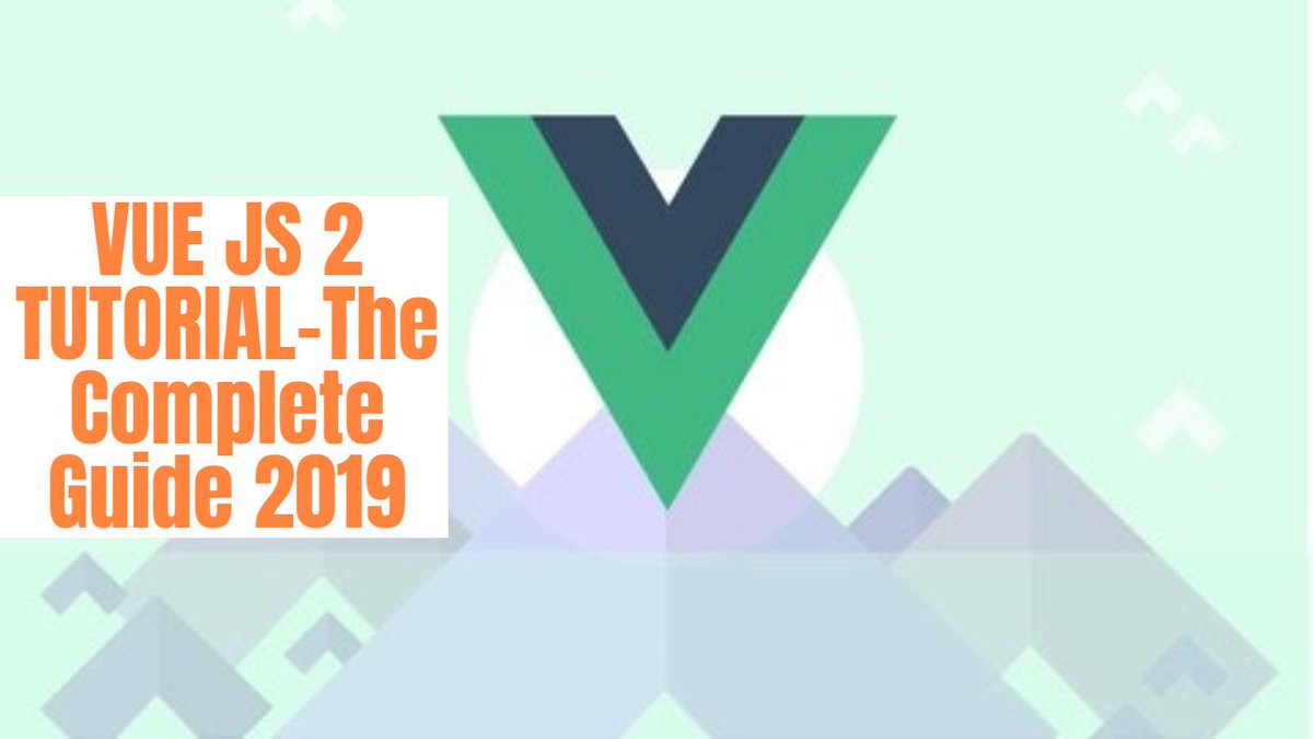 LearningFree1's tweet image. Vue Js 2 Tutorial 2019
bit.ly/vuejs2tutorial