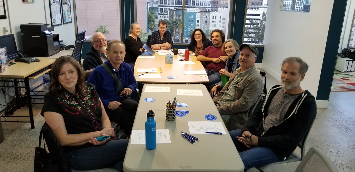 USA829IATSE's tweet photo. An interesting and productive @USA829IATSE membership meeting was held in Los Angeles this week, and a third of the attendees were Sound Designers! See if you can find them all.  2 hints: @JJLeeSound @sound_myers . https://t.co/DENmeJjiNK