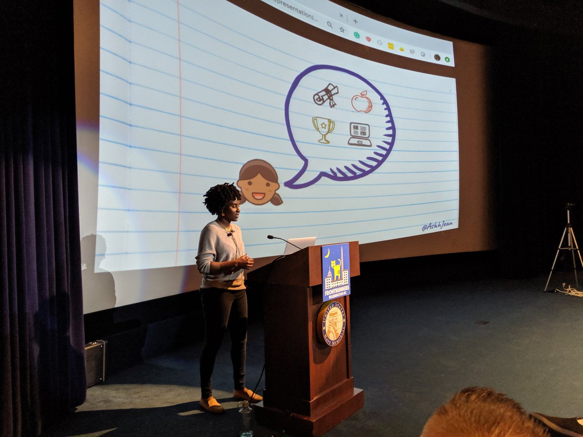 heycaseywattsup's tweet image. .@AshhJean presenting &quot;Building Bridges, Not Walls: An Approach to Accessibility&quot;

at #nationjs @nationjs