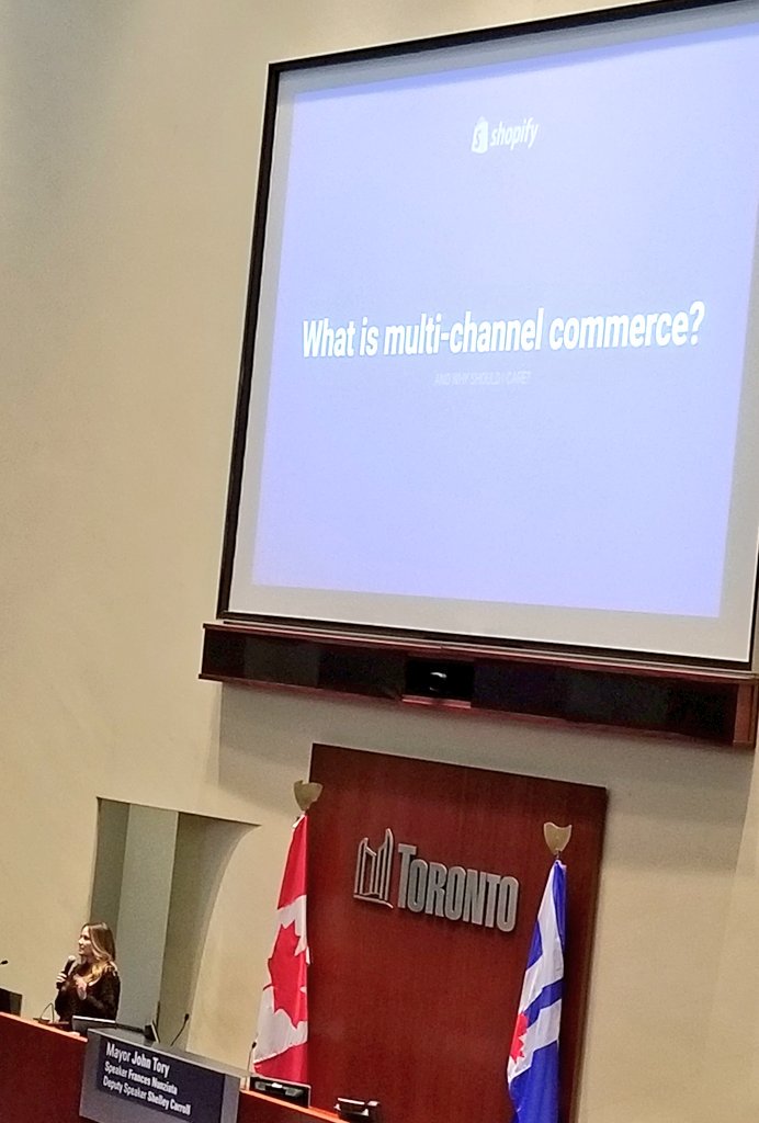 SofieAndreouAI's tweet photo. .@Shopify here at #dmsf19, how to
operate as one business across channels ie in person & online. Email a shopping cart to instore customers. Create a multi-channel loyalty program. Abandoned Cart Relationships.
#digitaltransformation try a "pop-up event" for brand recognition. https://t.co/DtEue56ZZr