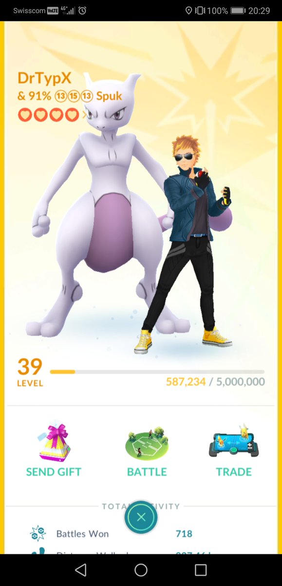 ZzRamonLPzZ's tweet image. Ahhhhhh, it is so nice to give a local friend the opportunity for a #legacymove #Mewtwo. Now it is his buddy. 😍

I got a #luckyPokemon #shinyHoOh in return.

PL: 25
CP: 2726
IV: 91.1%
⑬⓯⑬
Fast Move: Hidden Power (15)
Charge Move: Fire Blast (140)

#PokemonGo