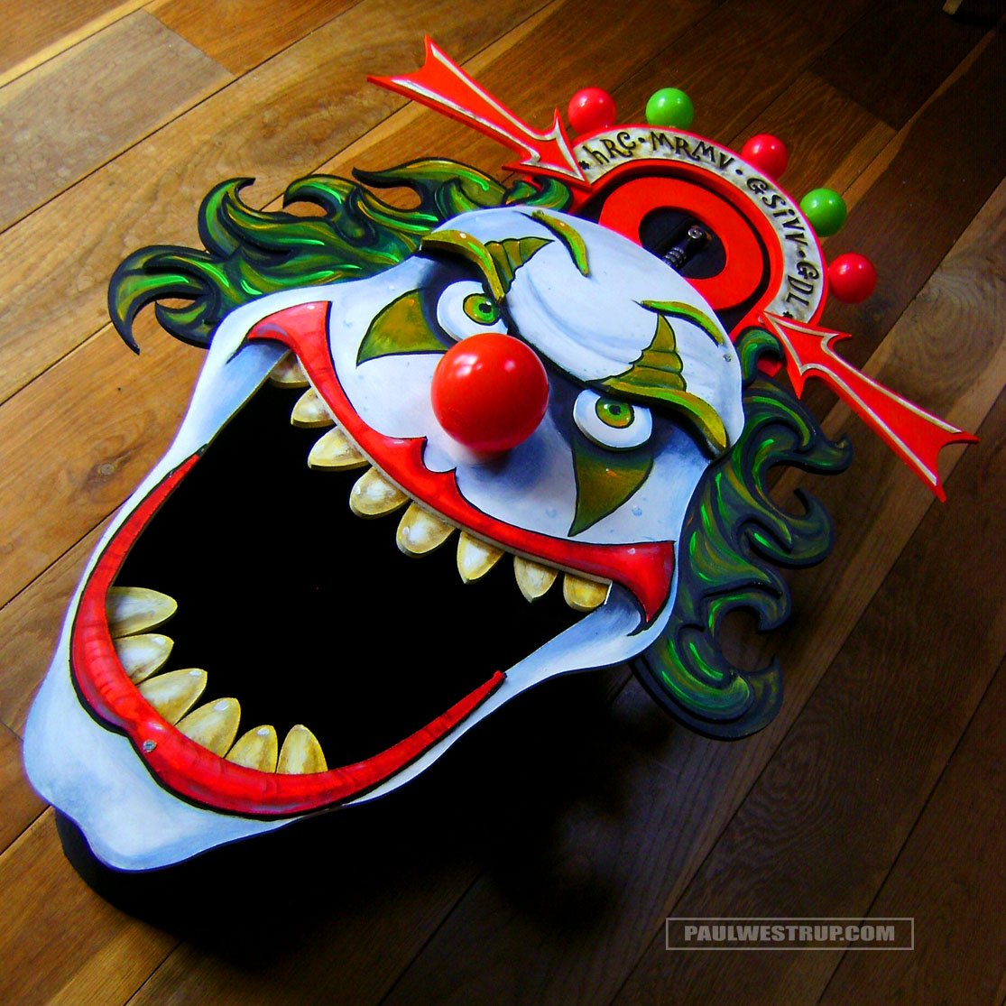 paul_westrup's tweet photo. Puzzle prop design and build for an escape room.
MDF and hardboard construction, hand painted.
#maker #designer #propbuilder #escaperoom #propmaker #prop #puzzle #circus #horror #circusstyle #sculpt #artist #illustration #illustrator #joker #sculptor #woodworker #batman https://t.co/mzm9QV7qtI