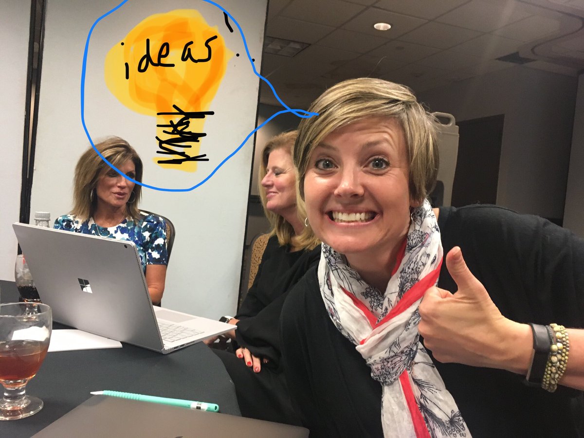 cookinmath's tweet photo. My #LearningFirstR1 with @gcouros and @missluker is finding ways to foster strengths and growth for students, teachers, and administration alike. https://t.co/BQN9qbQQ9f