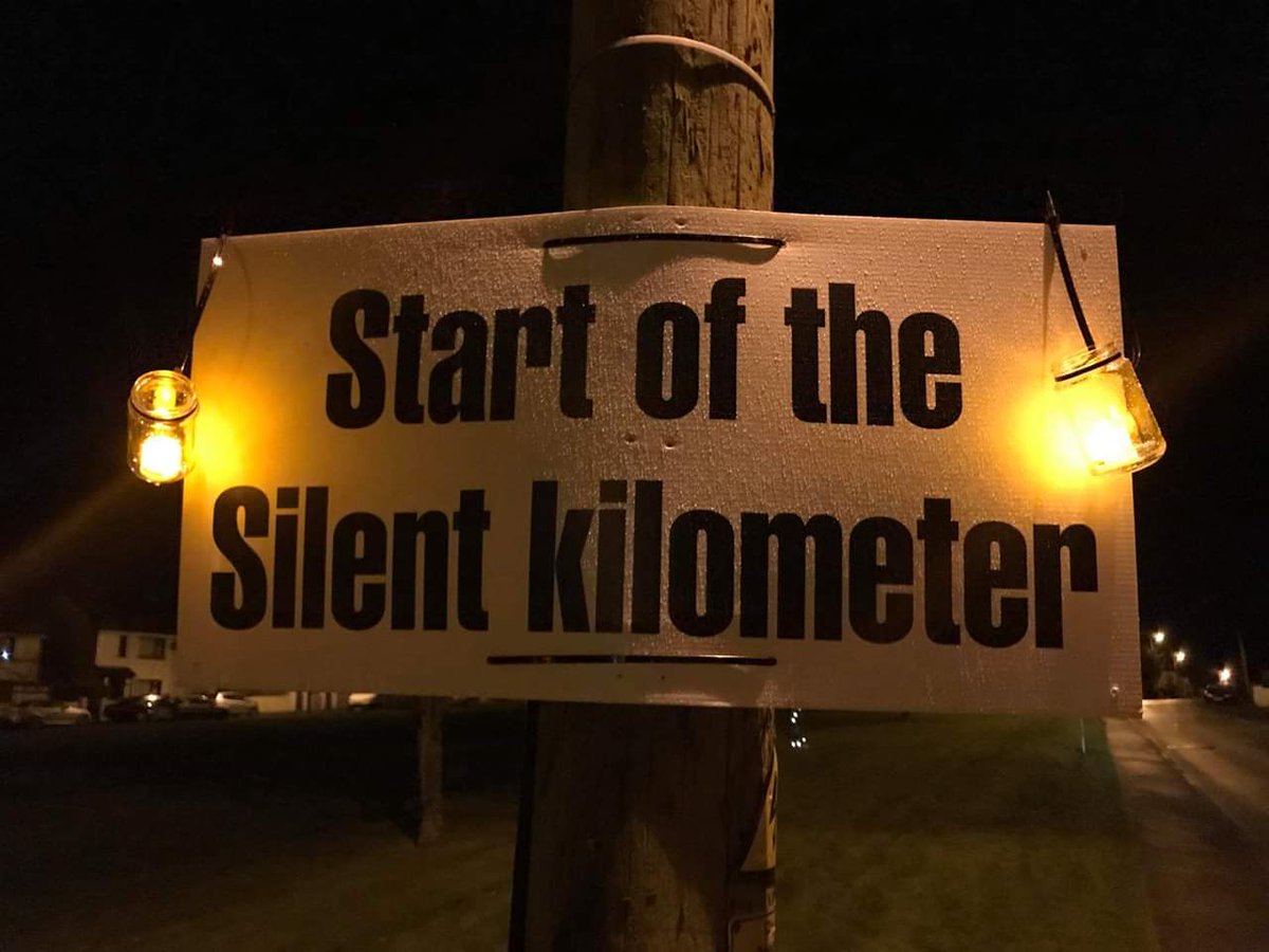 One of the most poignant and moving sections of the Cobh  Walk is
'The Silent Kilometer'

We'd ask everyone to respect the silence of this sector. Signs &amp; marshalls will indicate the start.
<a href="/GreatIslMedia/">Great Island Media</a>
<a href="/CorksRedFM/">Red FM</a>
#DarknessIntoLight2019
#DIL2019 #COBHDIL2019 #WalkWithUs #Hope