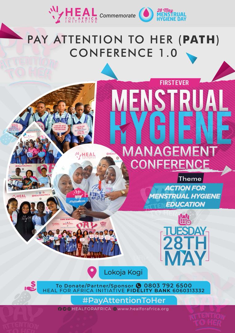 ElunwenlaA's tweet photo. As a volunteer for @healforafrica, i am committed to lending my voice to the 
#PATHmenstrualHygiene cause. 

Menstrual hygiene education is key to ensuring good health and quality education for girls.

We must #PayAttentionToHer, Period!@WASHUnited https://t.co/z6IV4UwqQ5
