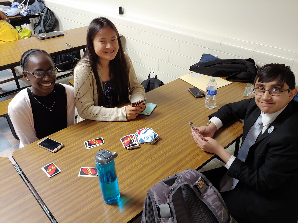 psd_abrams's tweet photo. Congratulations to all of the students who competed at today's @NationalHistory in PA competition. A game of Uno, time with friends, or a a little differential calculus always helps pass the time. https://t.co/tETFBGRqkG