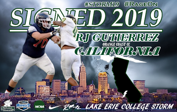 LakeErieFB's tweet photo. Big time signing welcome 6β5 Offensive Tackle @GutierrzRj to the Storm Nation! β‘οΈπͺππβ
#RageOn #Storm19 #AStormIsBrewing https://t.co/Mdg9CdlbTo
