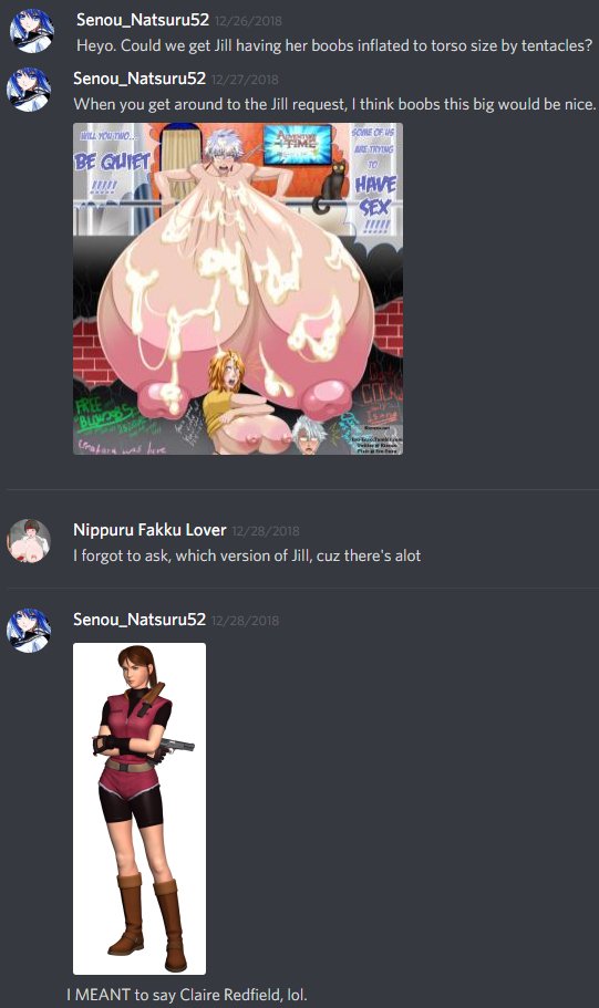 npl_fkr_arts's tweet photo. the lack of living hentai plants in the REmake is a downgrade in my opinion
#nipple_penetration #nipplepenetration #nipple_fuck #nipplefuck #nipple_insertion #nippleinsertion #ClaireRedfield #ResidentEvil2 #hugebreasts #breast_expansion #breastexpansion

https://t.co/z7kUsADxBh https://t.co/HMmoQdhBn8