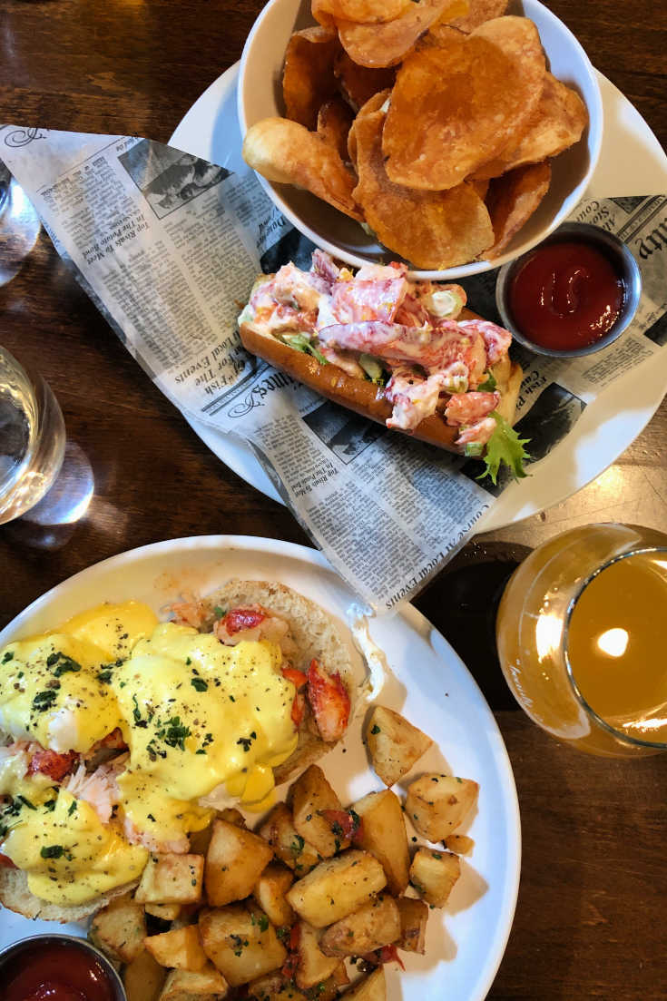 Can't #travel to #Maine and not eat lobster! 🦞 While in <a href="/VisitPortland/">Visit Portland Maine</a>, my fave bites were <a href="/littletaphouse/">Little Tap House</a> lobster Benedict, <a href="/BobsClamHut/">Bob's Clam Hut</a> deep-fried lobster tail, <a href="/EventideOyster/">Eventide Oyster Co.</a> brown-butter lobster roll, and <a href="/HRLobsterCo/">Highroller Lobster Co.</a> lobster grilled cheese. #WITS19 #IFWTWA #FoodieFriday