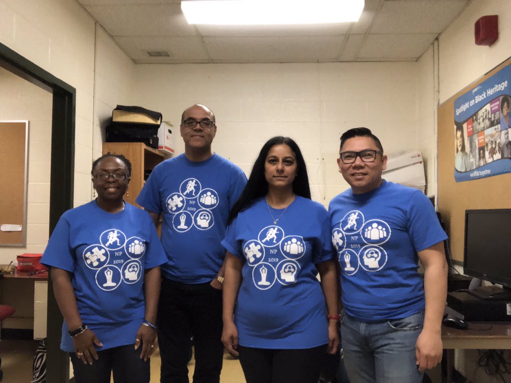 NPSSwellness's tweet photo. Our incredible staff that help promote #WellnessWeek @NorthParkSSca  @hpe4pdsb https://t.co/LrhaQmn8Xu