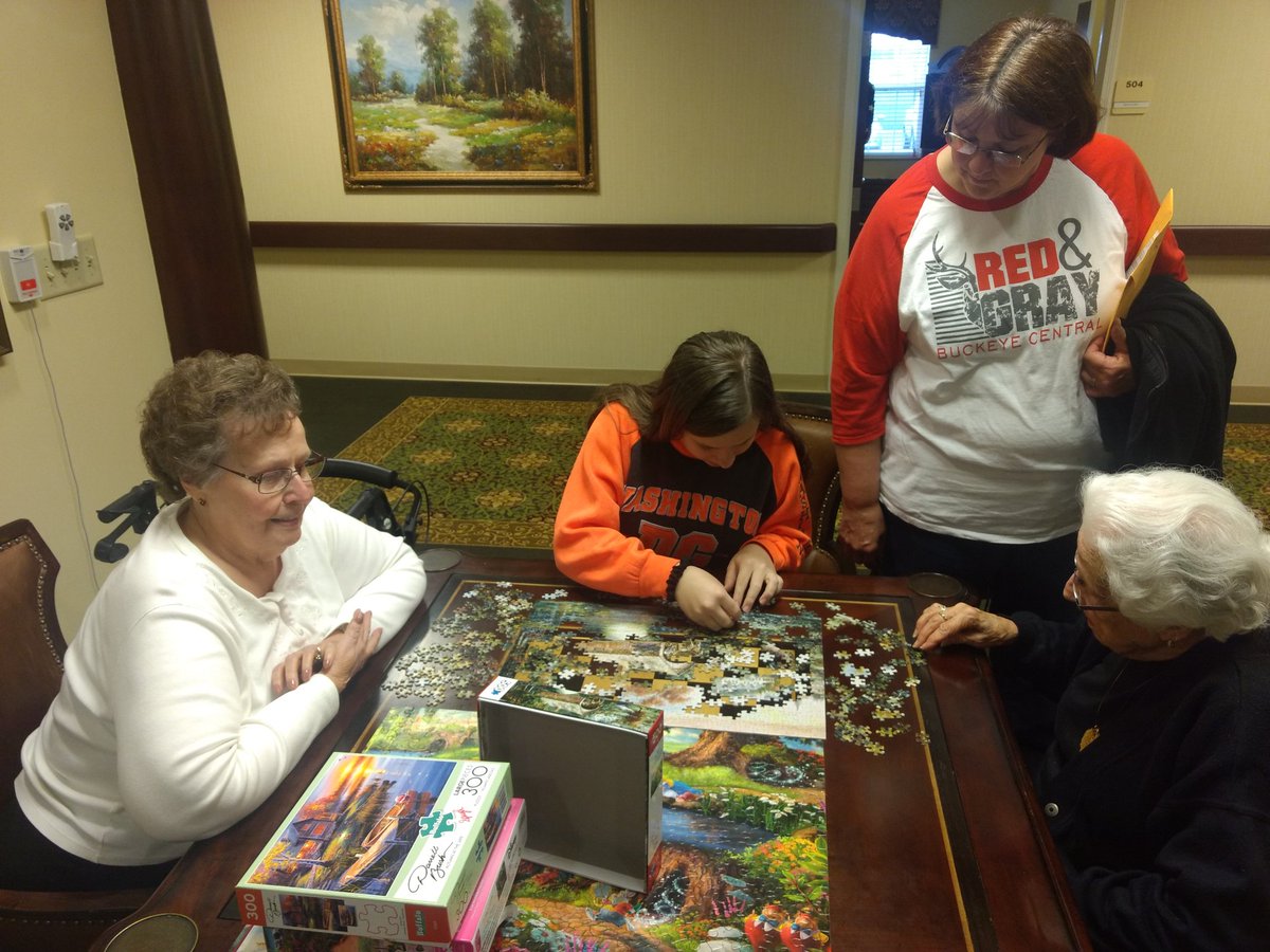 WillowsWillard's tweet photo. Help us welcome our new friends from Buckeye Central Highschool! Our Residents enjoyed your visit today! #connectgenerations #BucyrusCentral #CommunityEngagement #LetsTalkMore #willowsatwillard #trilogyliving https://t.co/1D4qecqShh