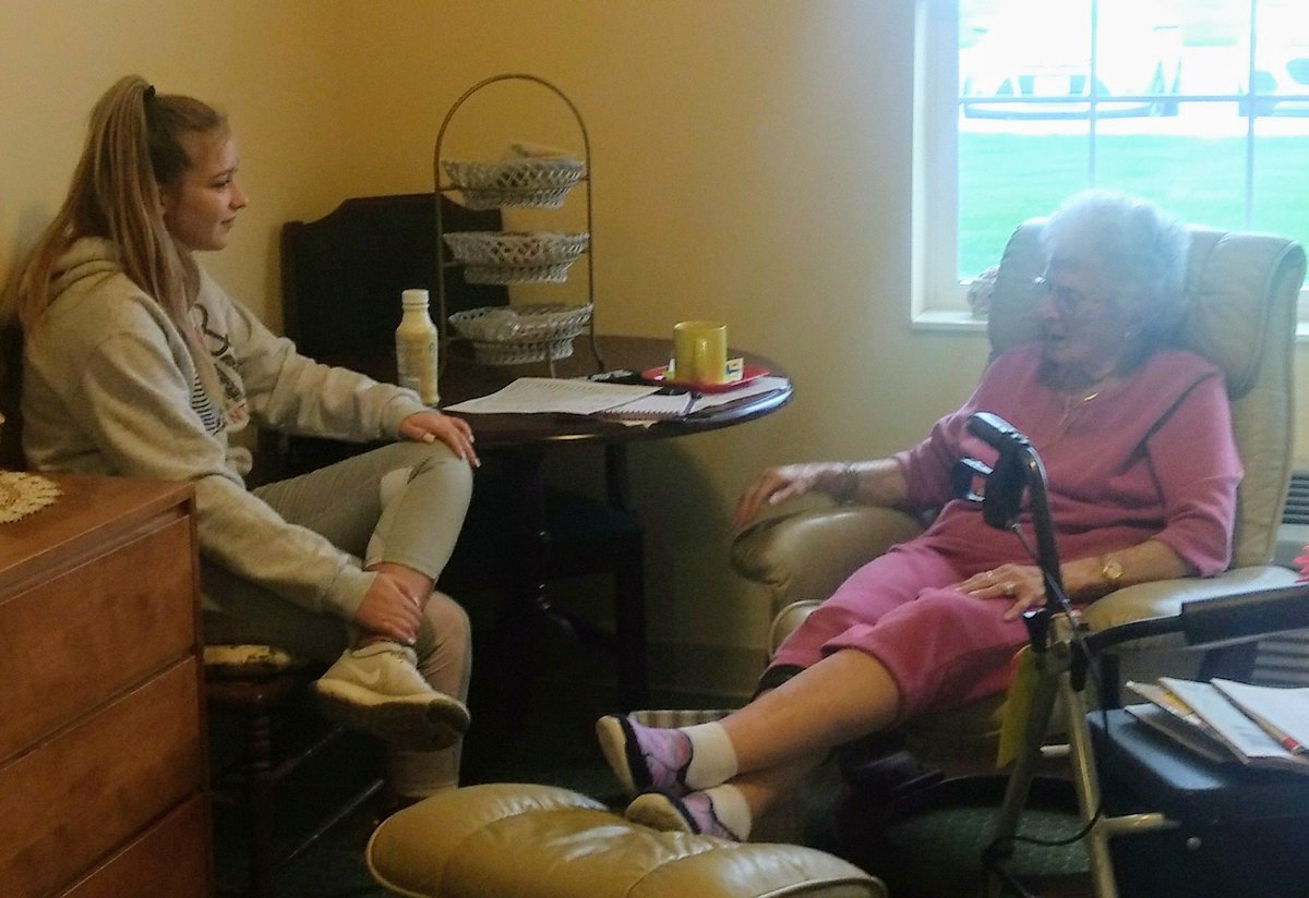 WillowsWillard's tweet photo. Help us welcome our new friends from Buckeye Central Highschool! Our Residents enjoyed your visit today! #connectgenerations #BucyrusCentral #CommunityEngagement #LetsTalkMore #willowsatwillard #trilogyliving https://t.co/1D4qecqShh