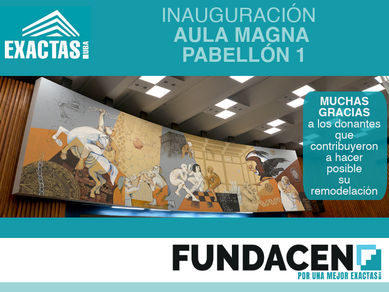 infoFundacen's tweet image. #aulamagna #pabellon1 #exactas #porunamejorexactas