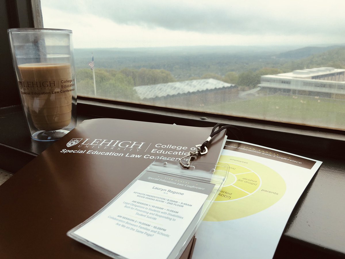 laurrag17's tweet photo. Lucky to learn from Dr. Perry Zirkel and so many lawyers and educators at @lehighedu 47th annual Special Education Law Conference @LehighU https://t.co/6Kmh6LqrVV
