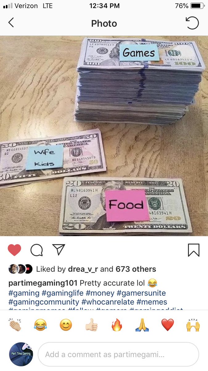 ParTimeGaming's tweet photo. The likes on our post are crazy!!! #600likes #follow #Instagram #gaming https://t.co/spfzMggt5b