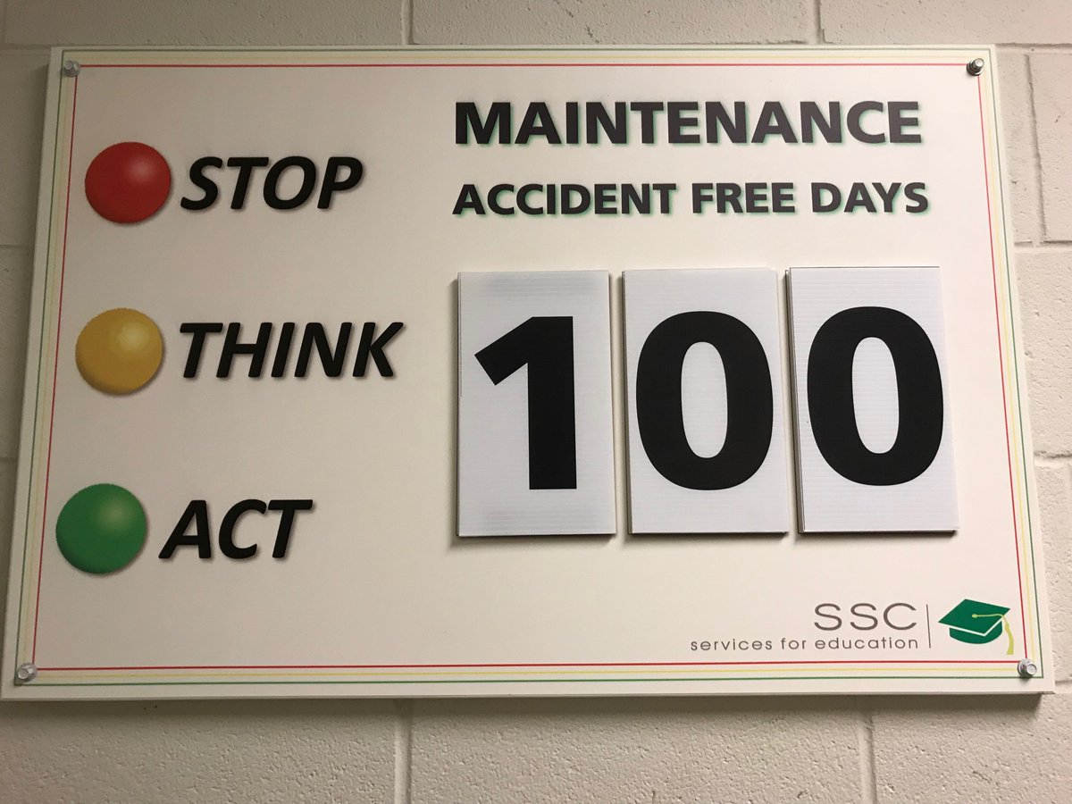 Kudos to our Maintenance Department for reaching 100 days of working accident free - way to go, all, and keep up the outstanding work!  #TAMU #SafetyFirst