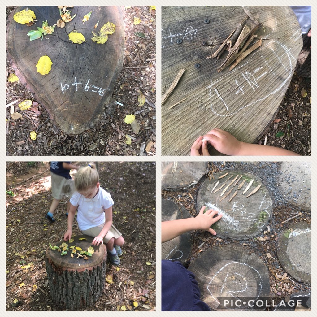 KwithMrsDay's tweet image. We visited our outdoor classroom to count sets and decompose teen numbers. @MonarchAnnAACPS @EcesrAacps @AACountySchools @AACPS_PK5Math #noworksheetnoproblem #aacpsawesome #math #outdooreducation #handsonlearning #kindergarten