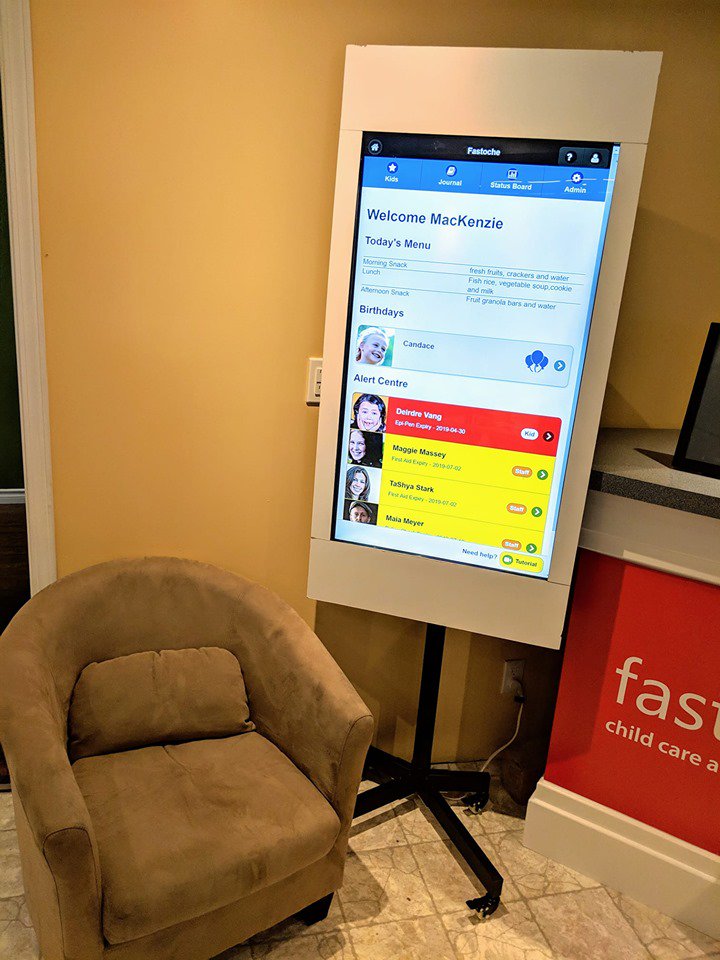 FastocheHappy's tweet photo. We always like a challenge at Fastoche. Today's challenge: make a jumbo phone that is touch enabled. #cndchildcare #ECinCanada #FastocheHappy https://t.co/qh3KQ4fFuE