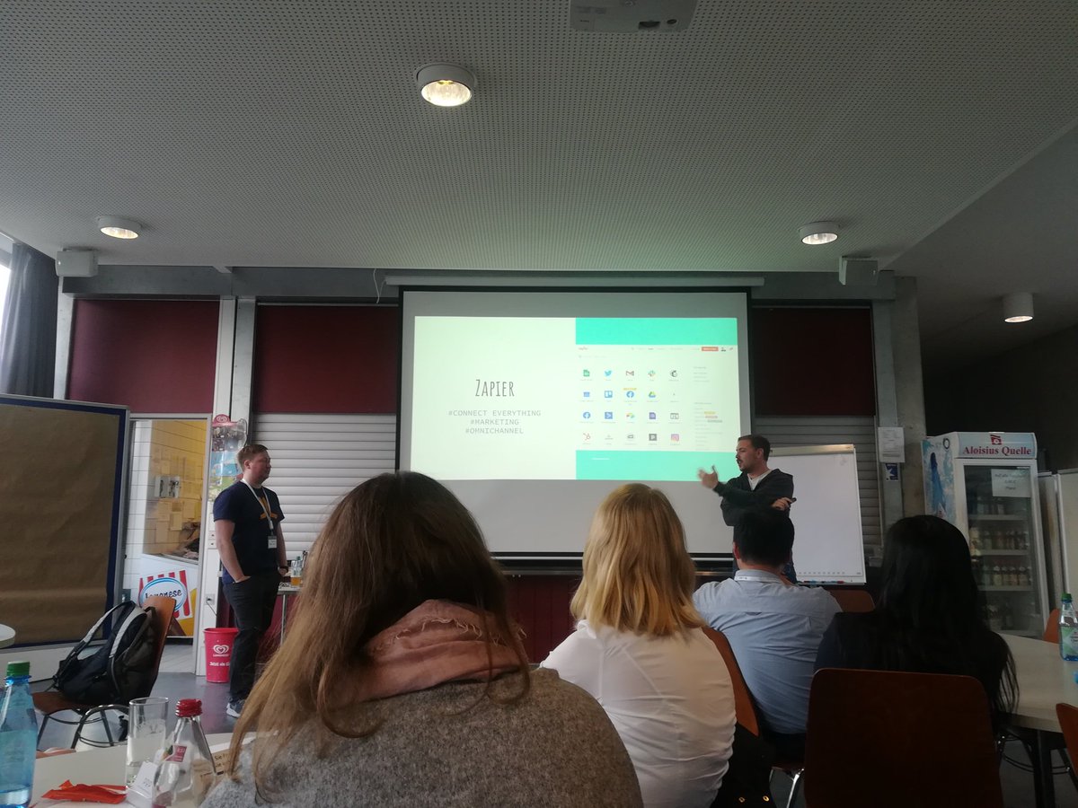 AZedelmaier's tweet photo. Aus der letzten Session „Tools für startups“ #subc19
#zapier verbindet alle Social Media Plattformen,
🙏 Danke @Mirrads_DE und @socialhubio ,
tolle Sammlung, vielleicht mögt ihr die Teilen?
Hatten wir ja heute in der #WOL Session ... #sharingiscaring https://t.co/f9BoIx8n3K