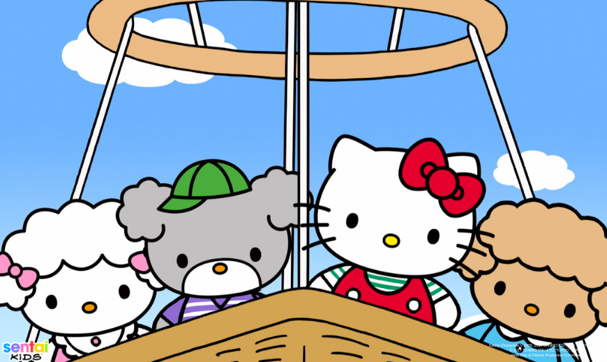 Let's fly around the world! 🎈 
via Hello Kitty &amp; Friends - Let's Learn Together: bit.ly/2DbFKXC
