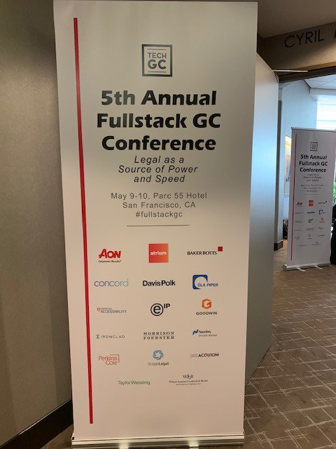 wilsonsonsini's tweet image. Last night we kicked off @techgc_co&apos;s 5th Annual #Fullstack #GCconference w/ @srsacquiom at the Cavalier in SF. Today, #WSGR partners Mark Baudler and Scott McCall are taking the lead on some roundtables! #techgc #generalcounsel