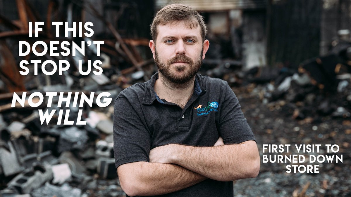 FitzsFishPonds's tweet image. Video from Brian Fitzsimmons- First visit to burned down building - mailchi.mp/02d9ff5ba3fc/v…