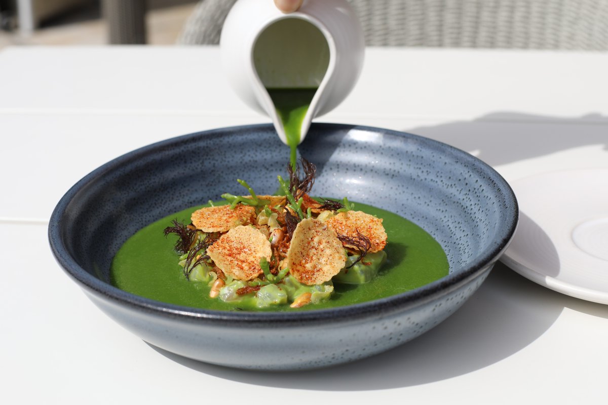 Treat yourself to our Black Grouper Crudo at Caliza to kick off the weekend.