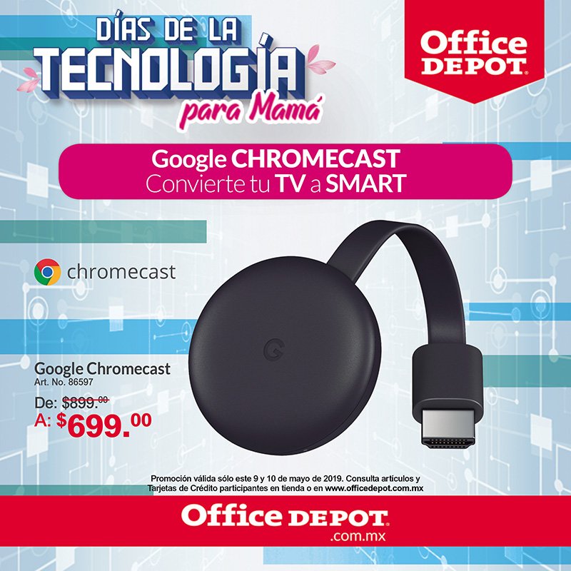 Top 65+ imagen office depot chromecast Abzlocal.mx
