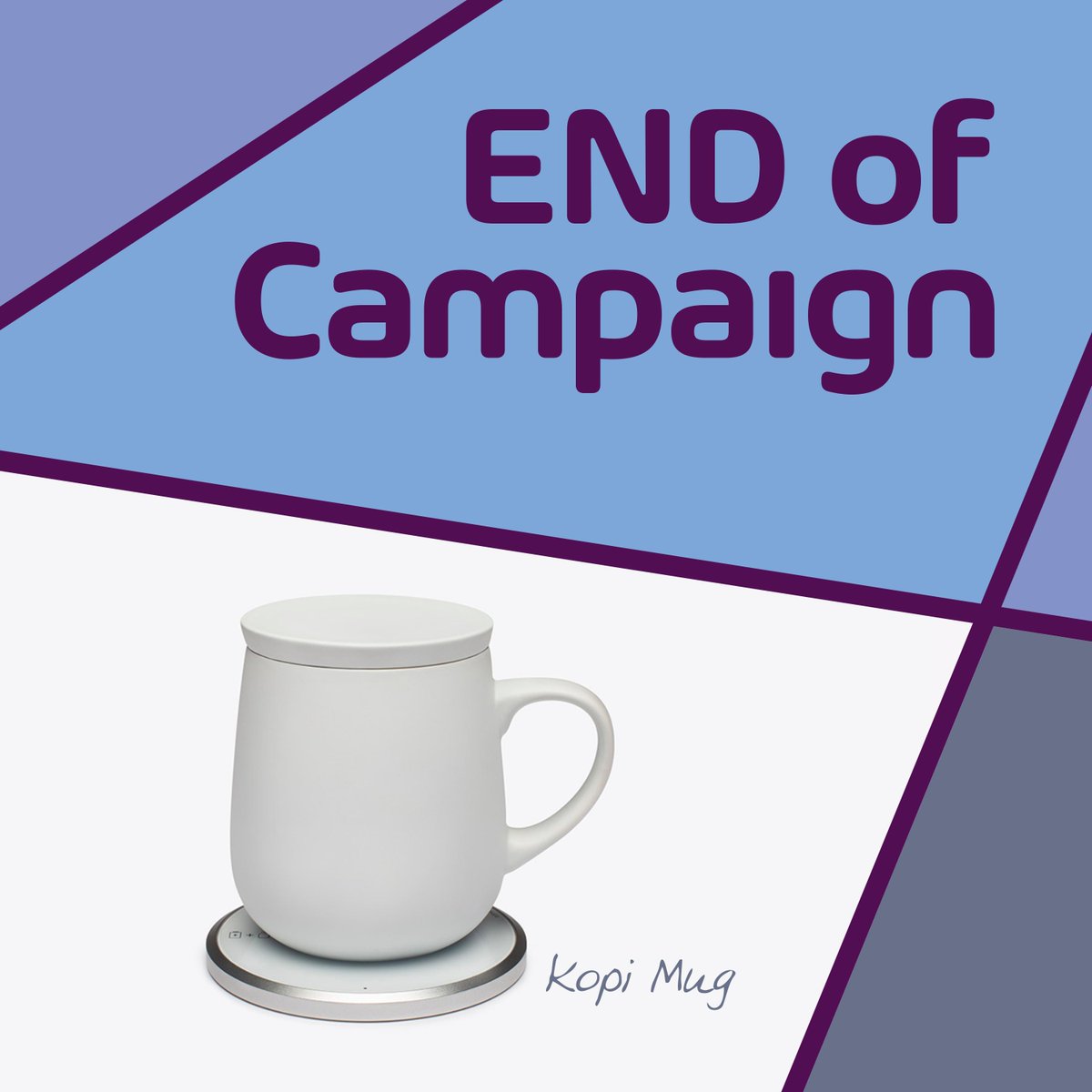 StudioTwinz's tweet photo. YIPPEE! We made it to the end of our #Kickstarter campaign! The KOPI Mug is officially funded and we couldn't be more excited! 
live #crowdfunding #indiegogo #design #productdesign #twinz #mug #coffee #coffeeculture #beans #tea #kopi #beautiful #functional #designer #reusable https://t.co/tHgvnZQMp1