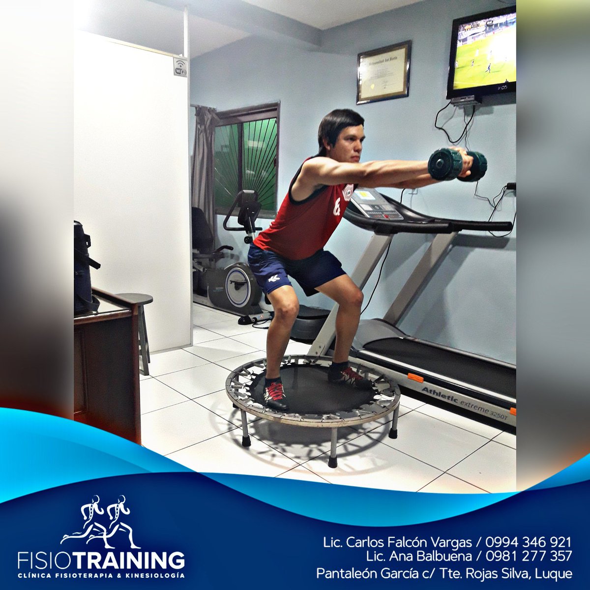 fisiotraining__'s tweet photo. Etapa de fortalecimiento muscular por esguince LLI 👏😎
Vamos a volver con todo💪💪
Gracias por la confianza Pablito
#Fisiotraining #Fisioterapia
#Luque #Paraguay https://t.co/LO8JZd1cQW