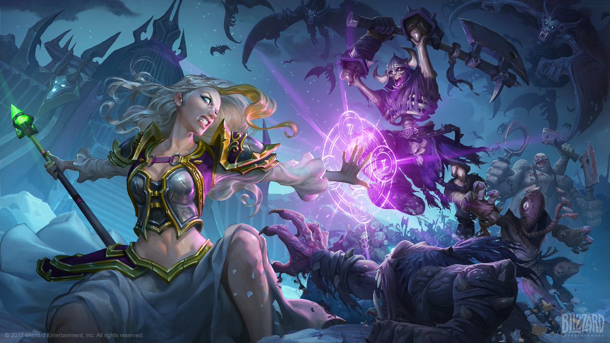 TheArtWarcraft's tweet photo. Knights Of The Frozen Throne Official Expansion Art
Art by Will Murai
artist profile: https://t.co/wX2O8pou8k
#Hearthstone #knightsofthefrozenthrone #jaina #art #deathknight #HS https://t.co/VInWaDAzju