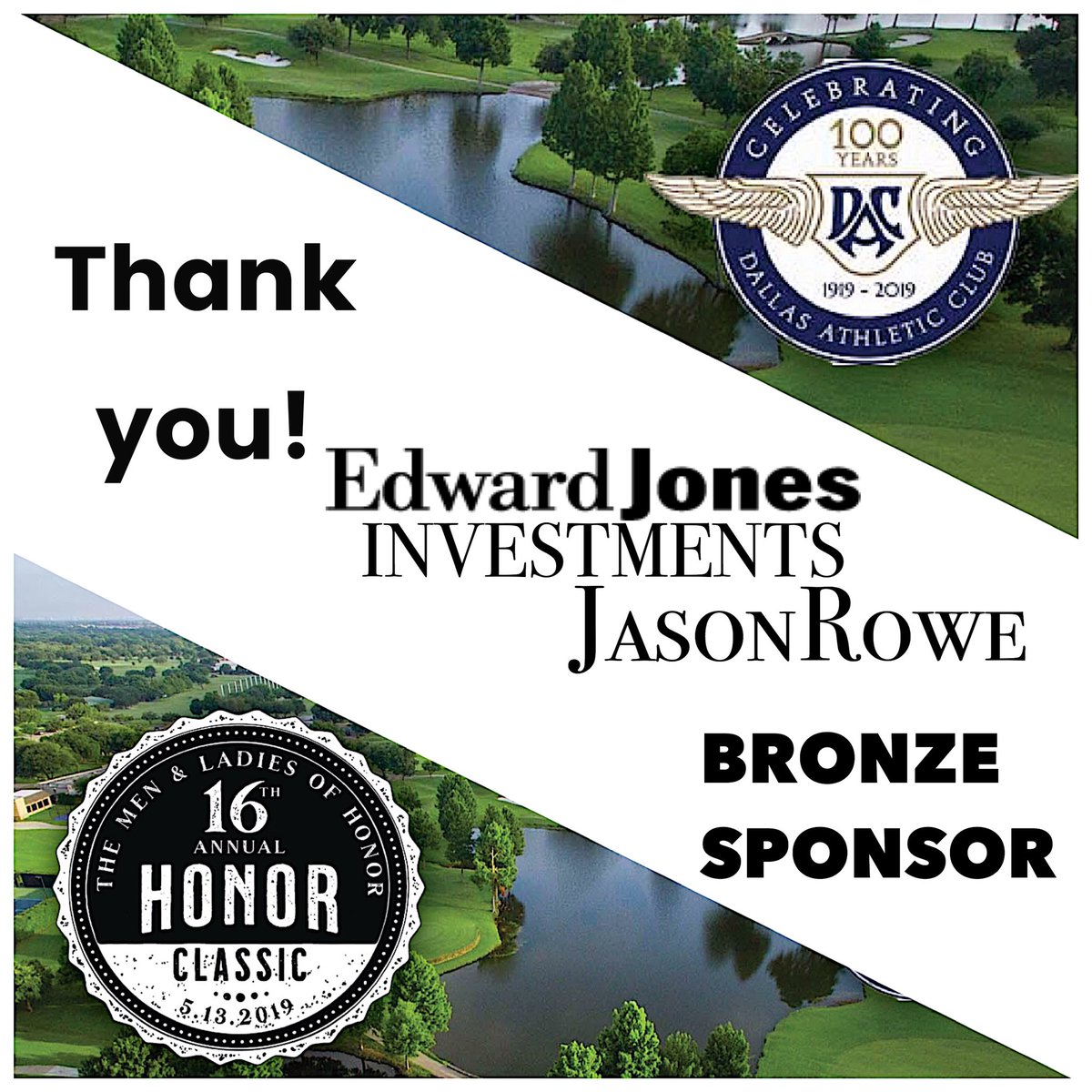 TheMenofHonor's tweet photo. God bless you, Bronze Sponsor @EdwardJones @JasonRowe  for your ongoing support! You’re a part of the #HONORIMPACT! 

It’s not too late to donate and help us reach our $100k goal!!

https://t.co/ZSLs9qwqyT @LadiesofHonor https://t.co/viYErV8M7W