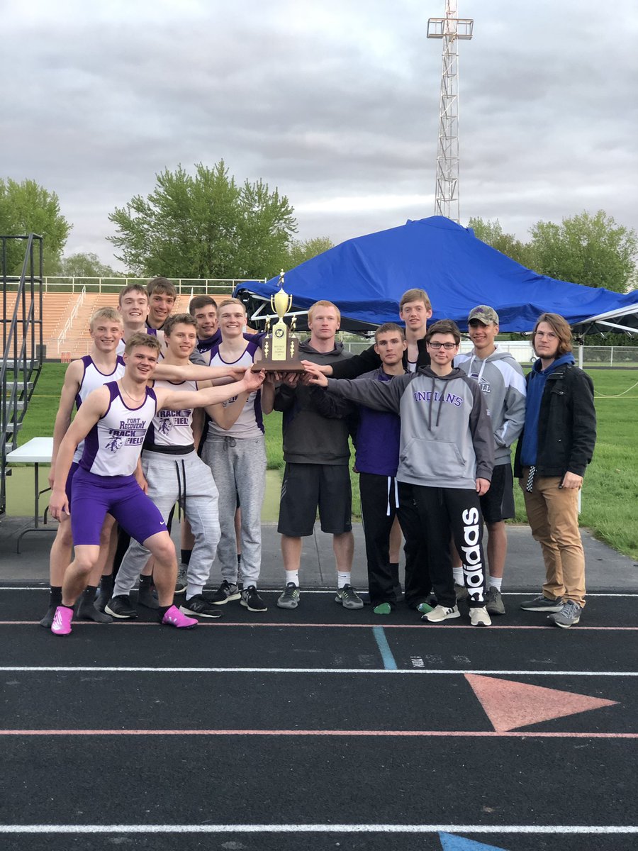 kimbettwend12's tweet photo. Making history! Your 2019 Boys Track &amp; Field M.A.C. Champs! Ft. Recovery Indians! #1sttimecrownedtrack&amp;fieldM.A.C.champs! https://t.co/9cLDi6GTUY