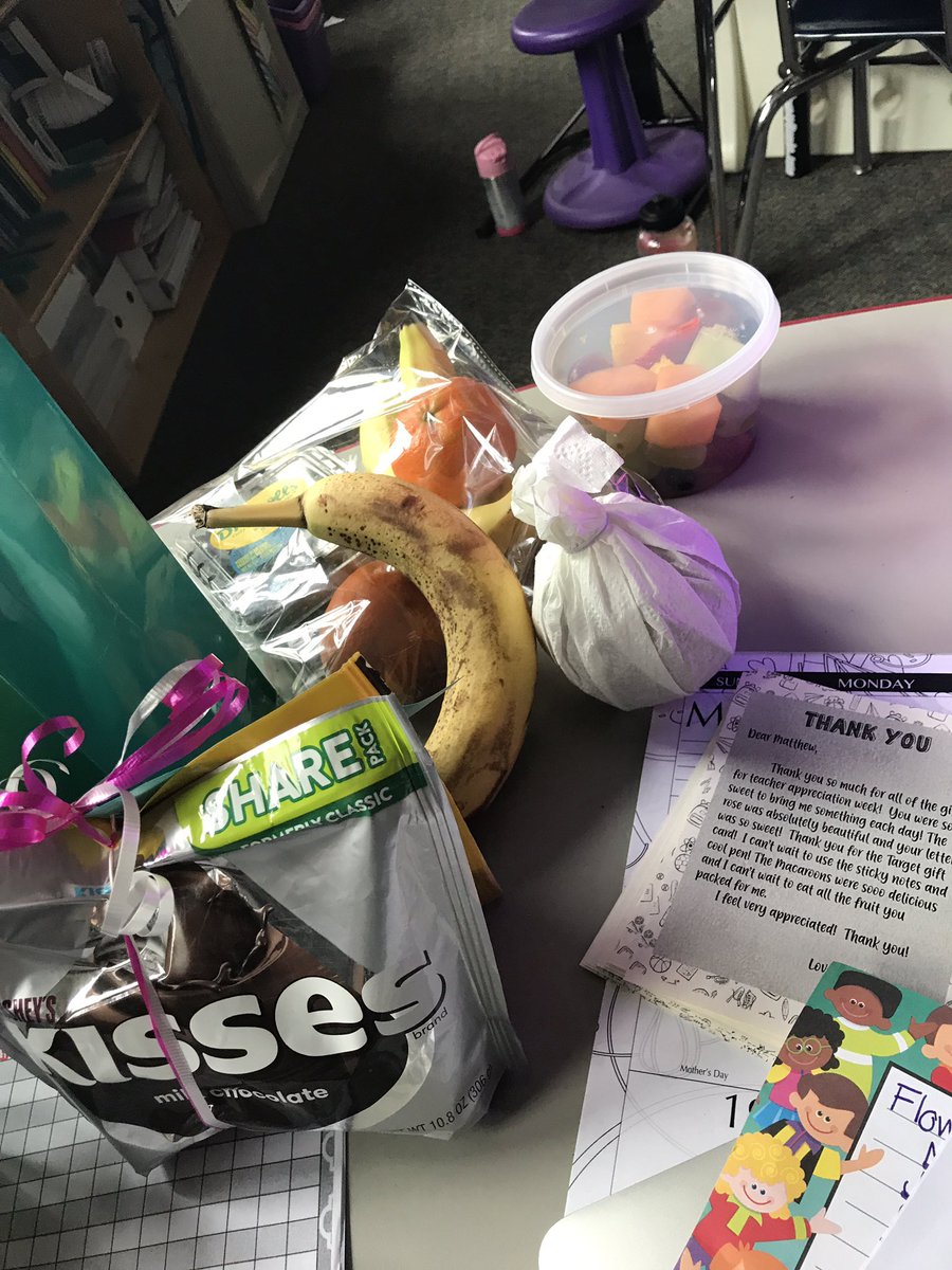 MsMoransClass3's tweet photo. What a wonderful week filled with beautiful letters, flowers and treats! Thank you to all the 3-Mor families! 🥰🥰 #TeachersAppreciationWeek #3MorTweets https://t.co/Y5evley9Fu
