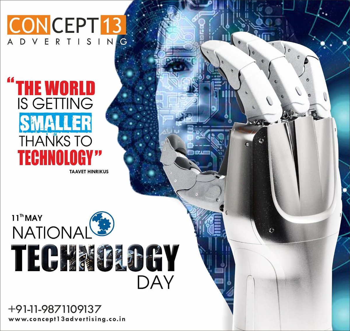 SeemaVe41694134's tweet photo. Concept13 Advertising wishes 2 all outstanding scientists n technology enthusiasts on #NationalTechnologyDay .. visit https://t.co/IuYEdfX8PU
#nationaltechnologyday2019 #technologyday #technologynews #technology #concept13 #advertising #google #Apple https://t.co/WSaZVi8shW